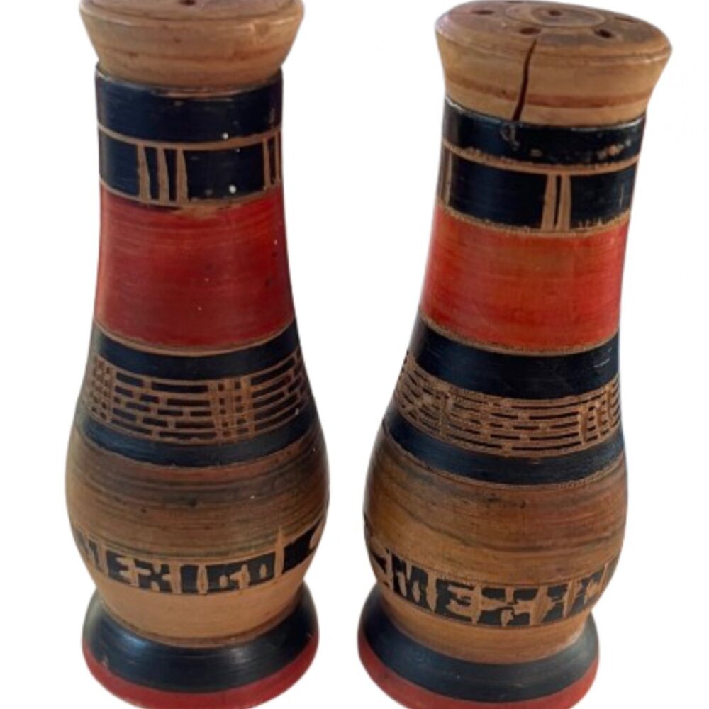 Wooden Salt & Pepper Shakers